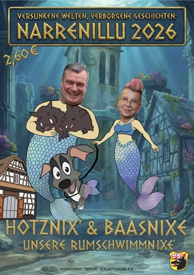 Titelseite der Narrenillu 2026